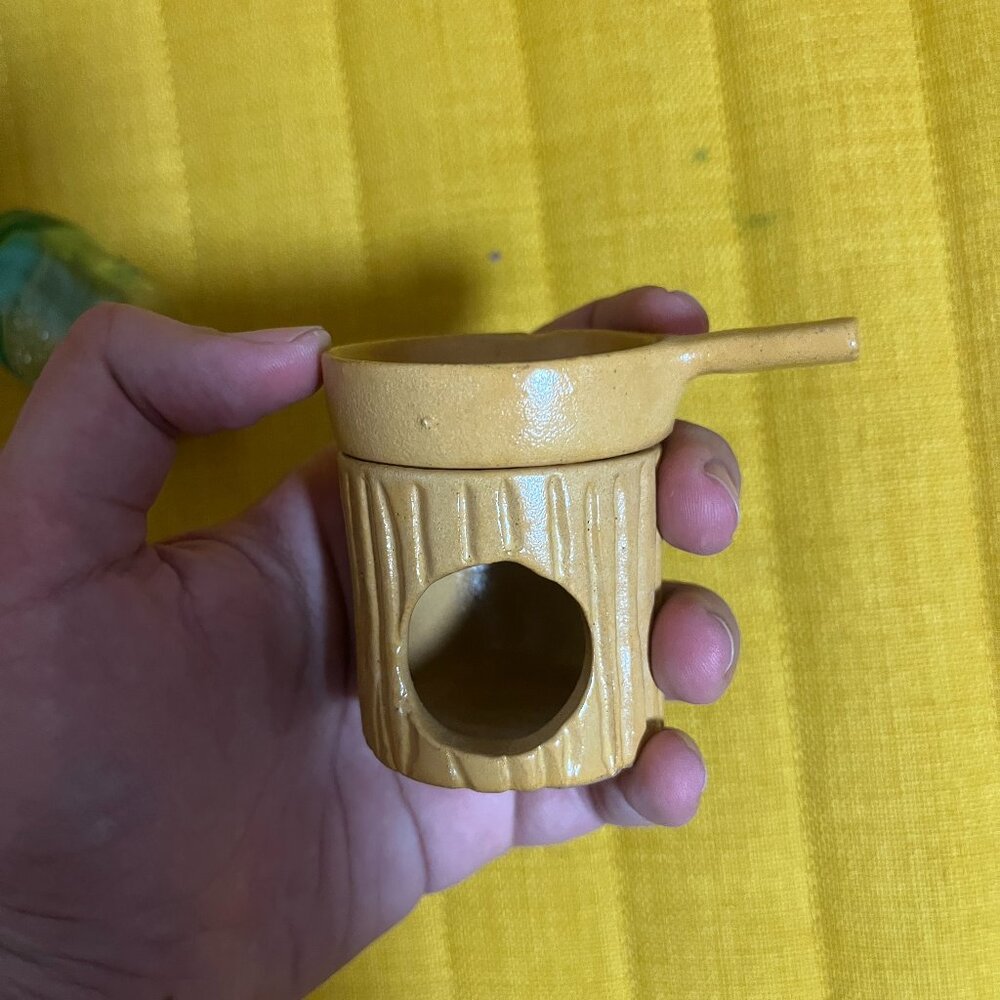 Mini Ceramic Tea Light Burner Handmade